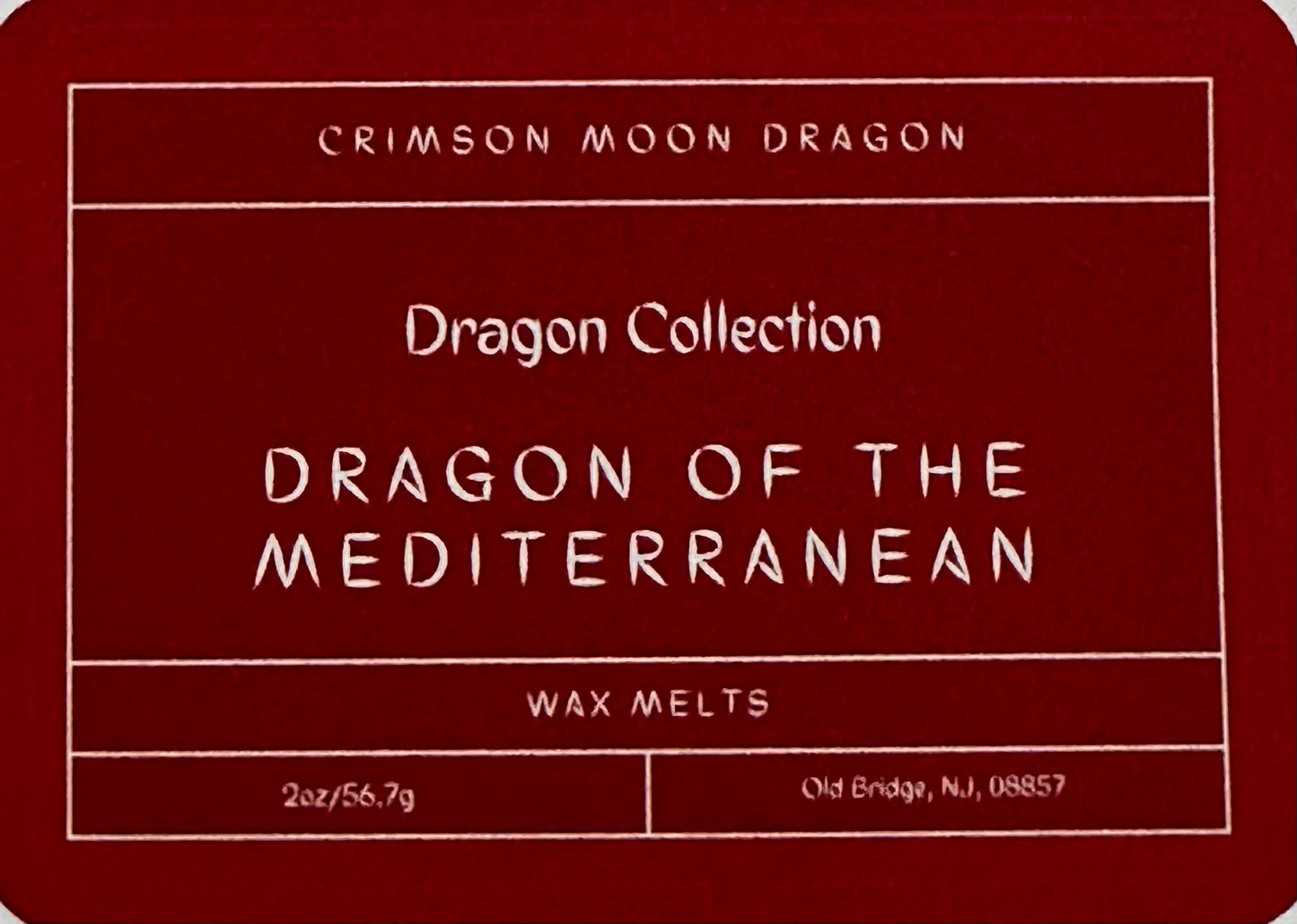 Dragon of the Mediterranean wax melt