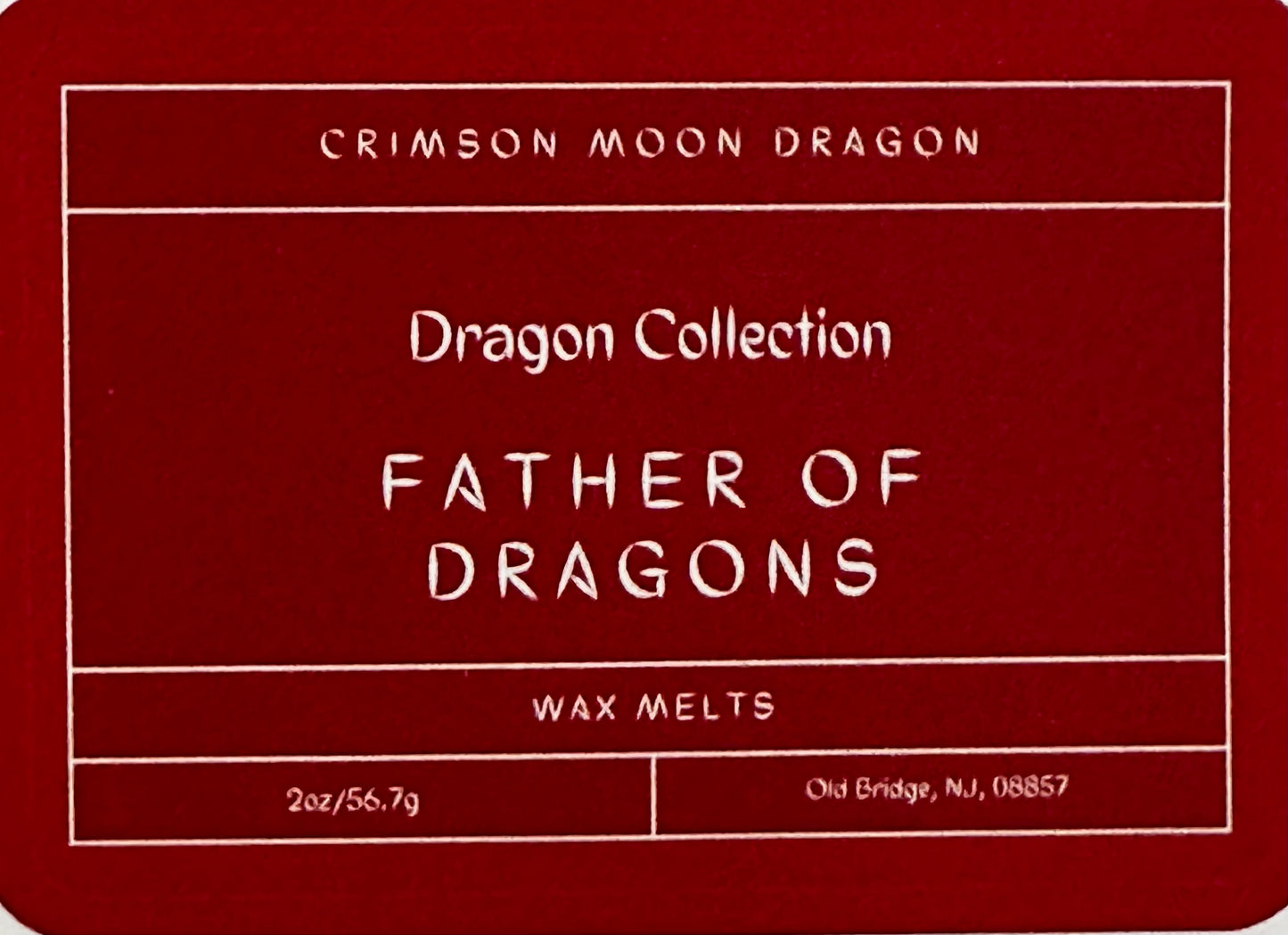 Father of Dragons wax melt